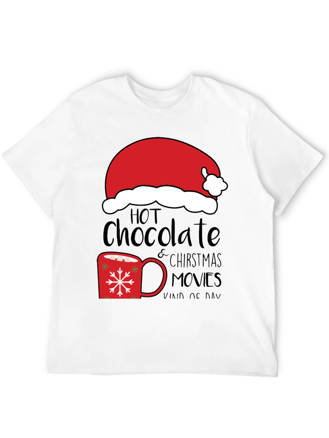 Hot Chocolate Christmas Movies T-Shirt