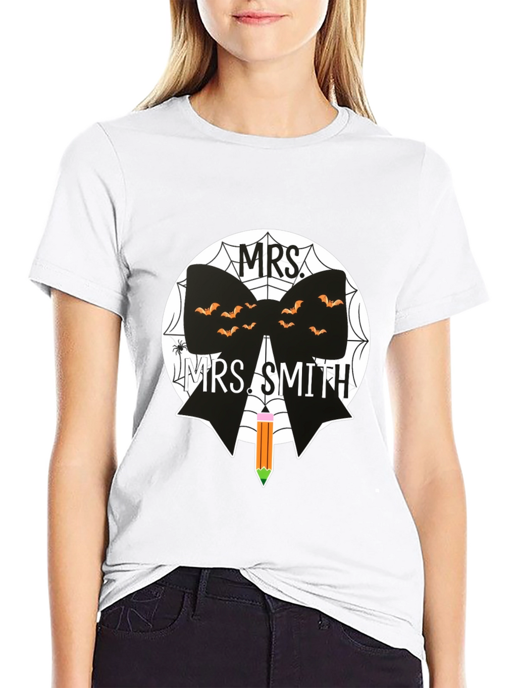 Mrs. Smith Halloween Teacher T-Shirt