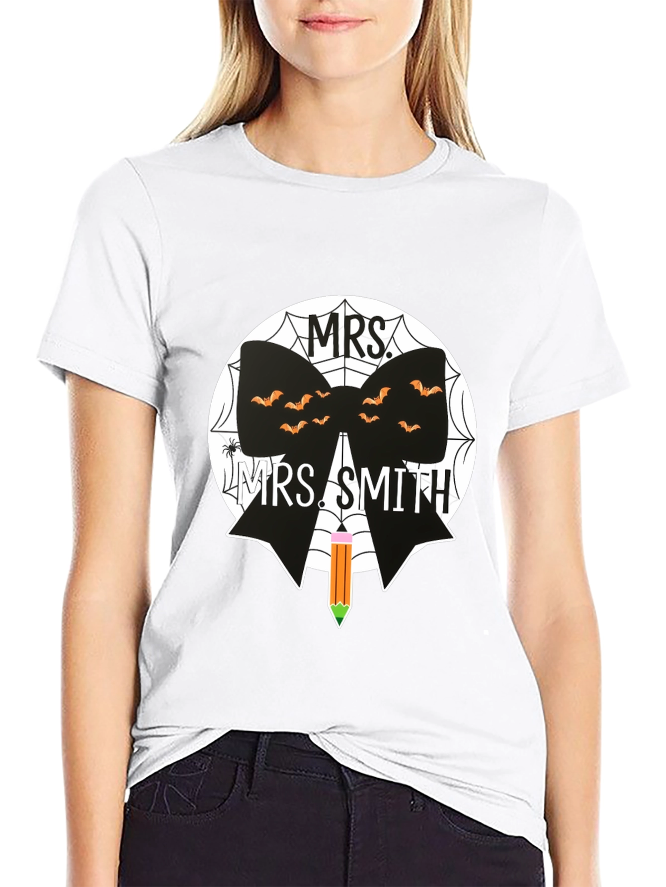 Mrs. Smith Halloween Teacher T-Shirt