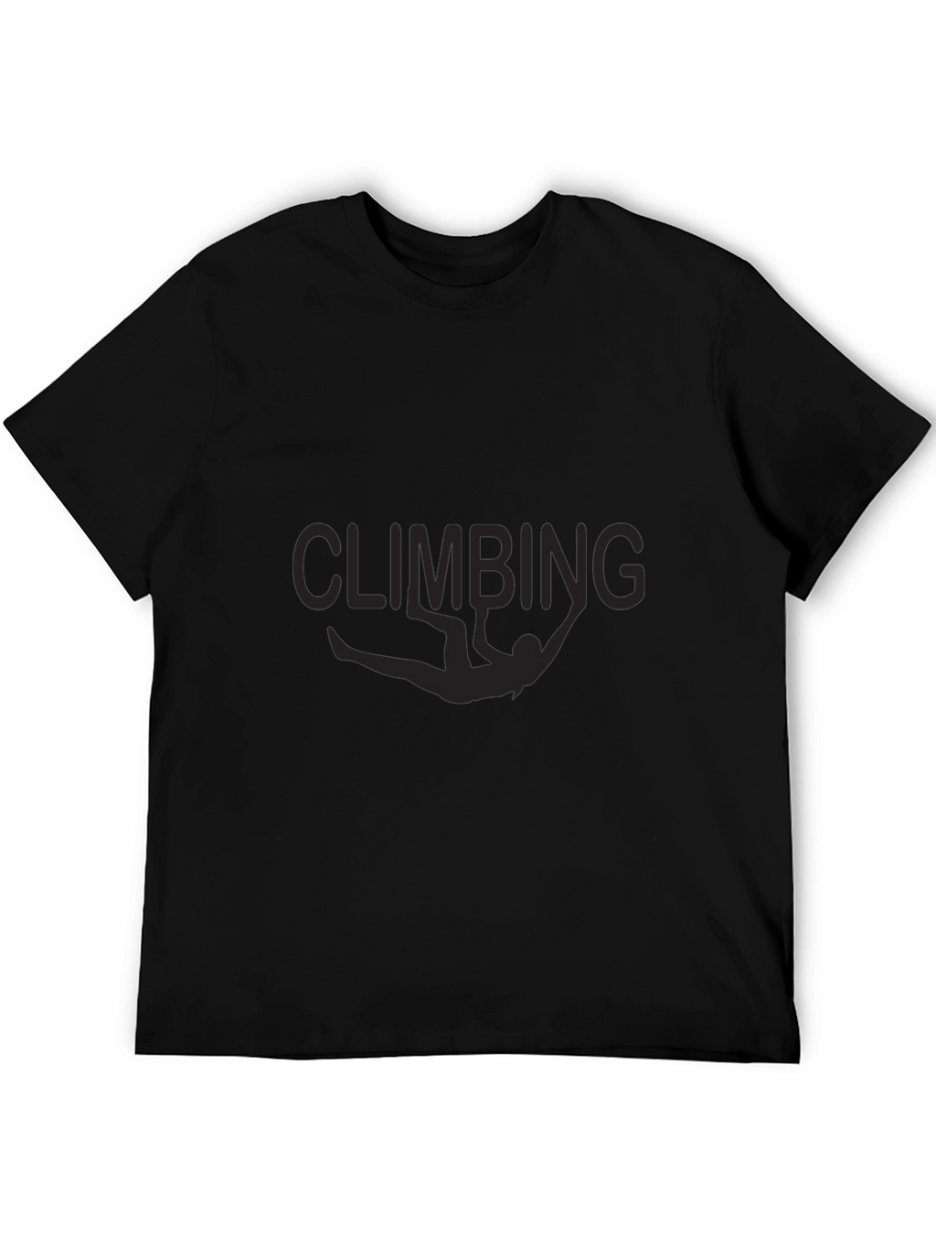Climbing Graphic Black T-Shirt
