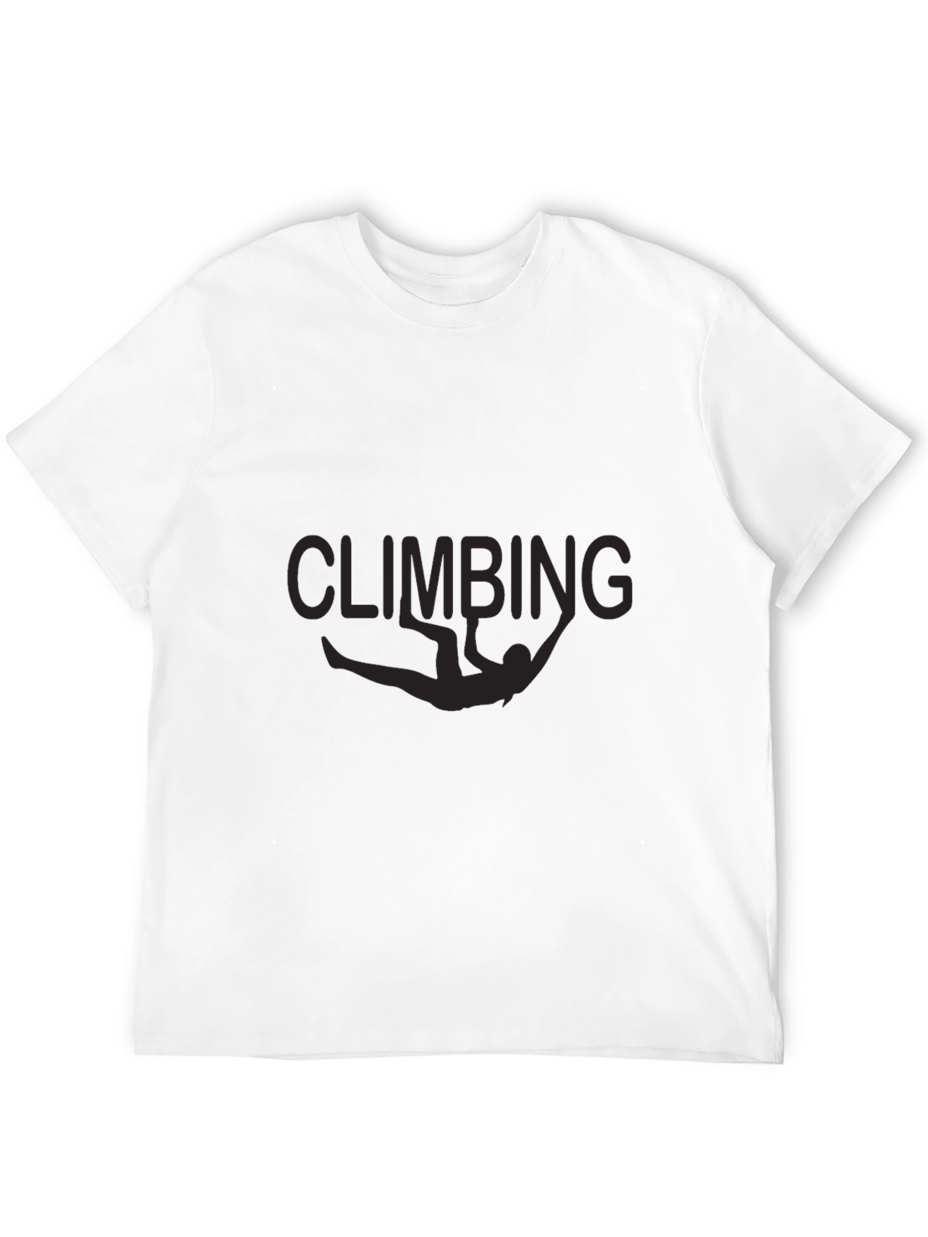 Climbing Graphic Black T-Shirt