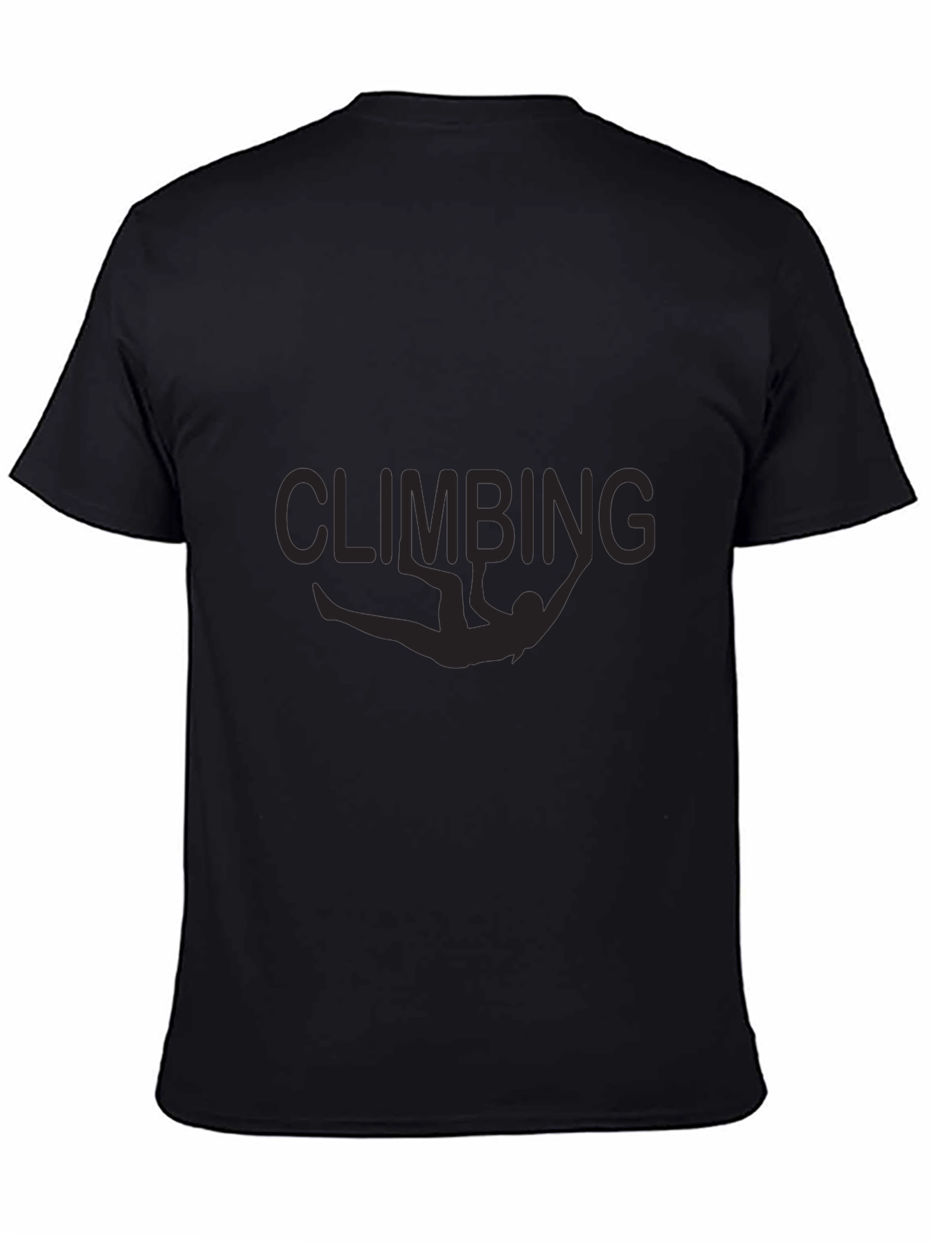 Climbing Graphic Black T-Shirt