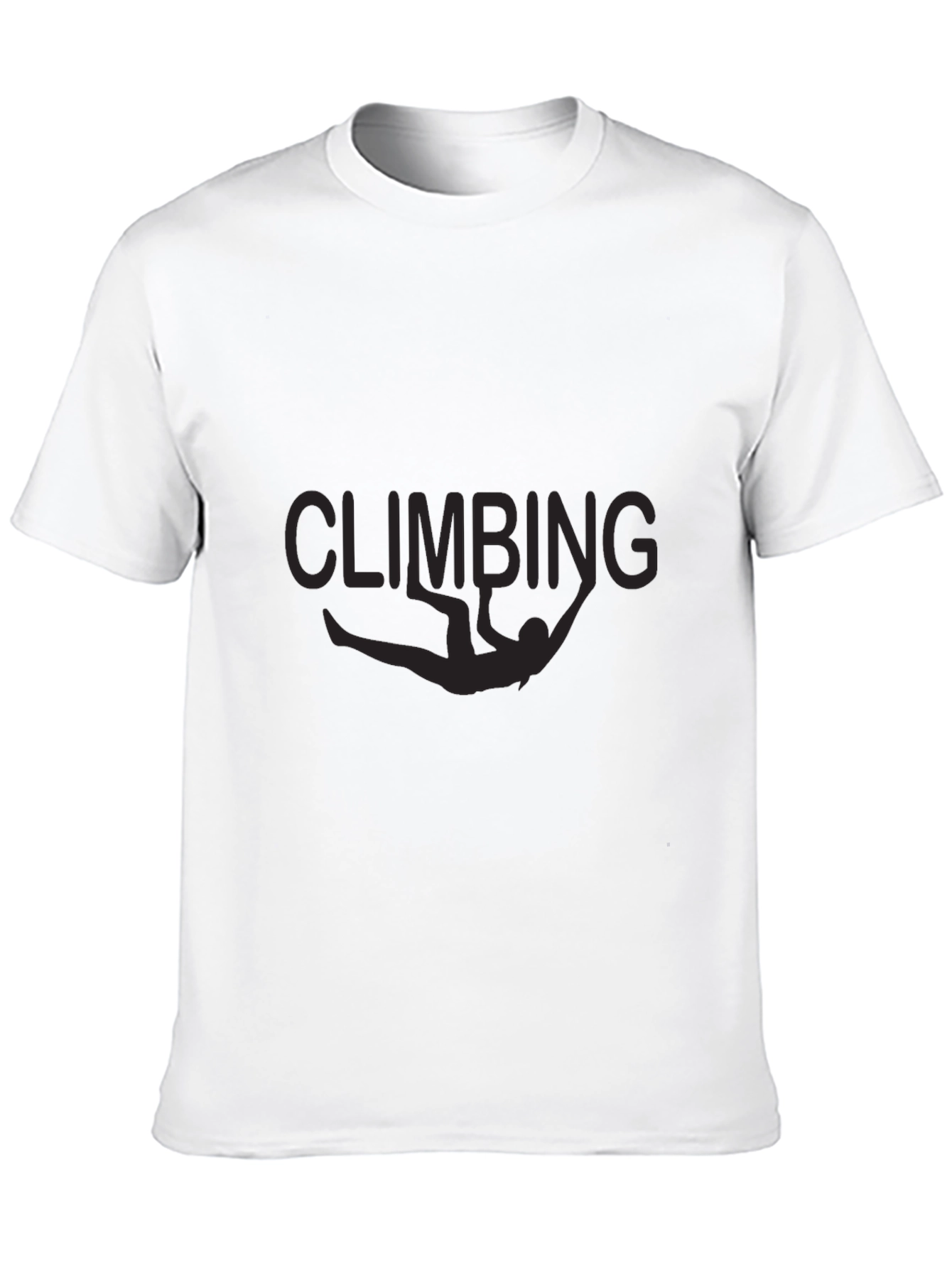 Climbing Graphic Black T-Shirt