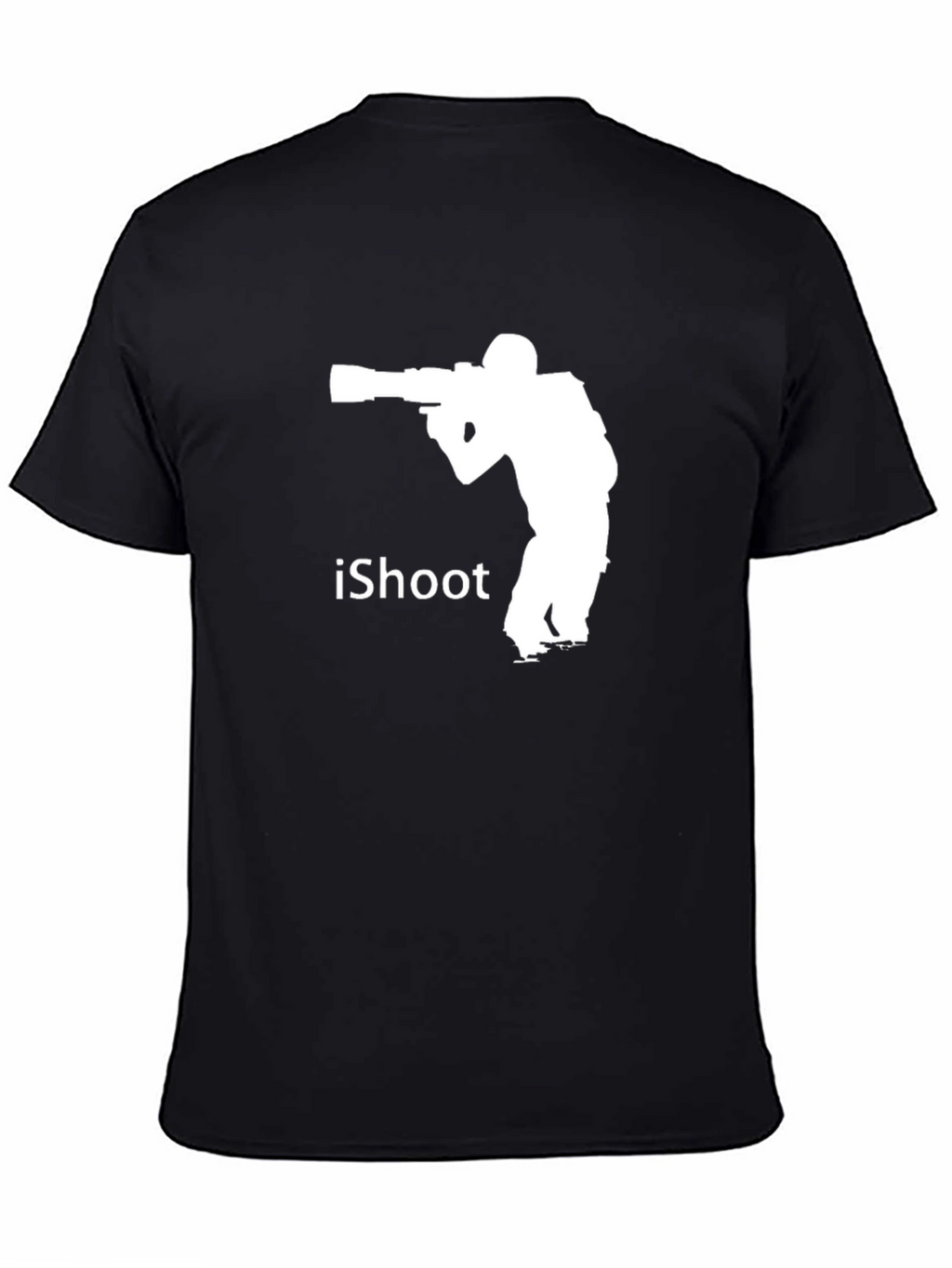 iShoot Photographer Graphic T-Shirt - Black