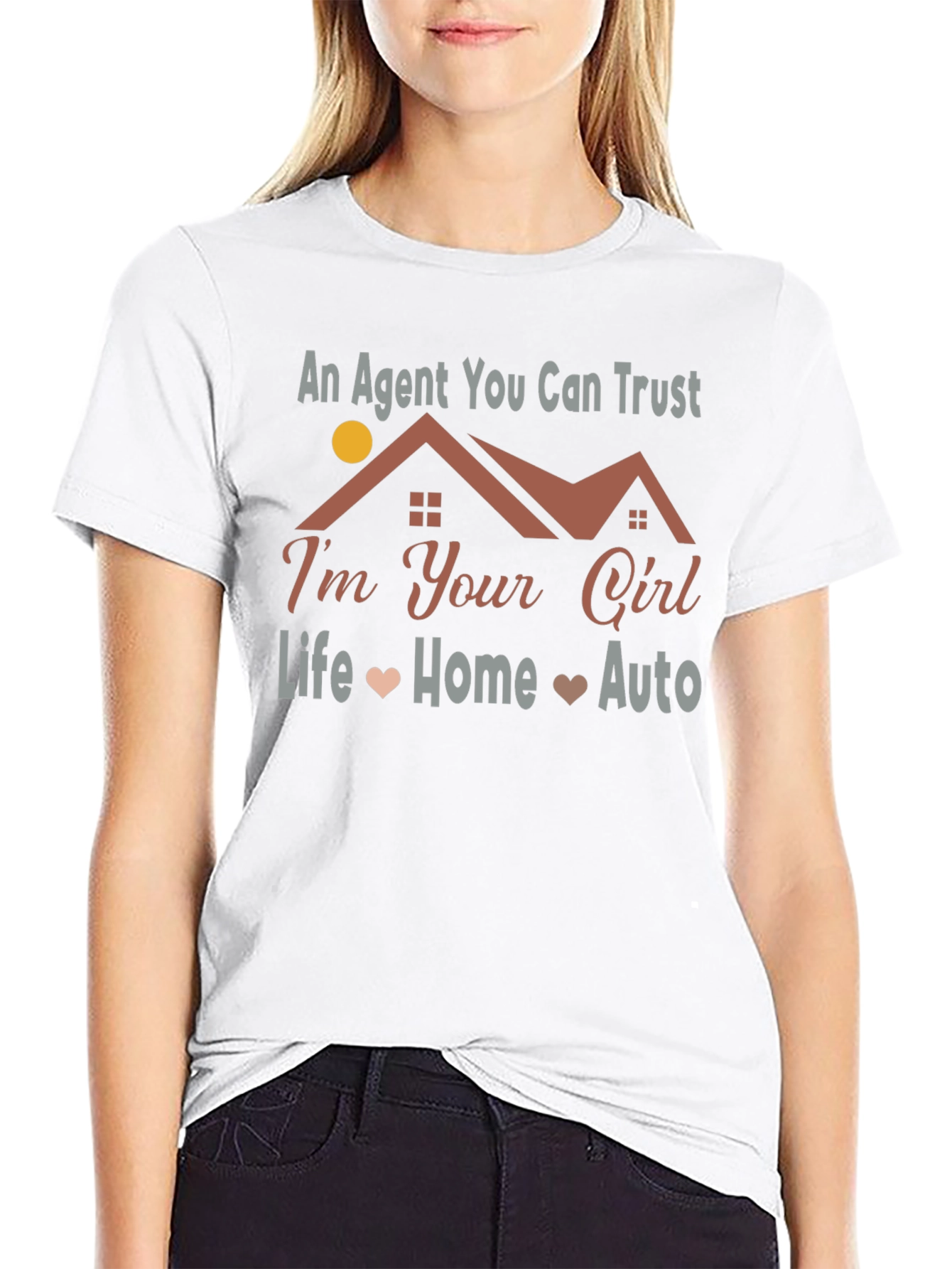 Real Estate Agent T-Shirt: Life Home Auto