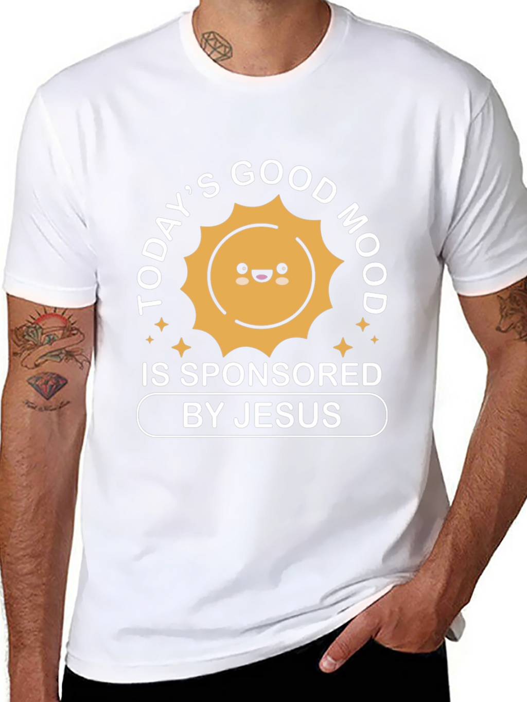 Todays Good Mood Sponsored by Jesus T-Shirt