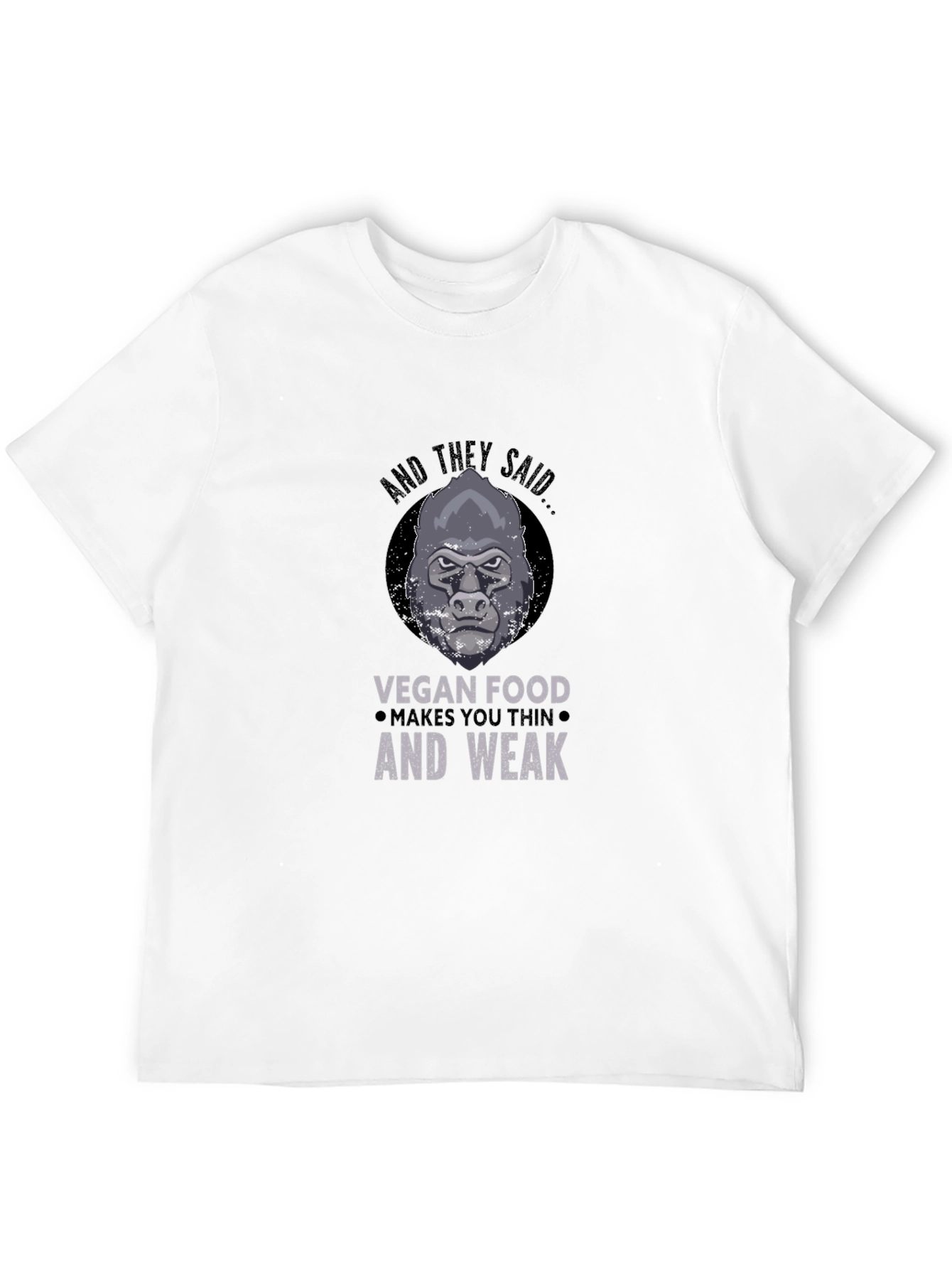 Vegan Gorilla T-Shirt: Strong Vegan Apparel