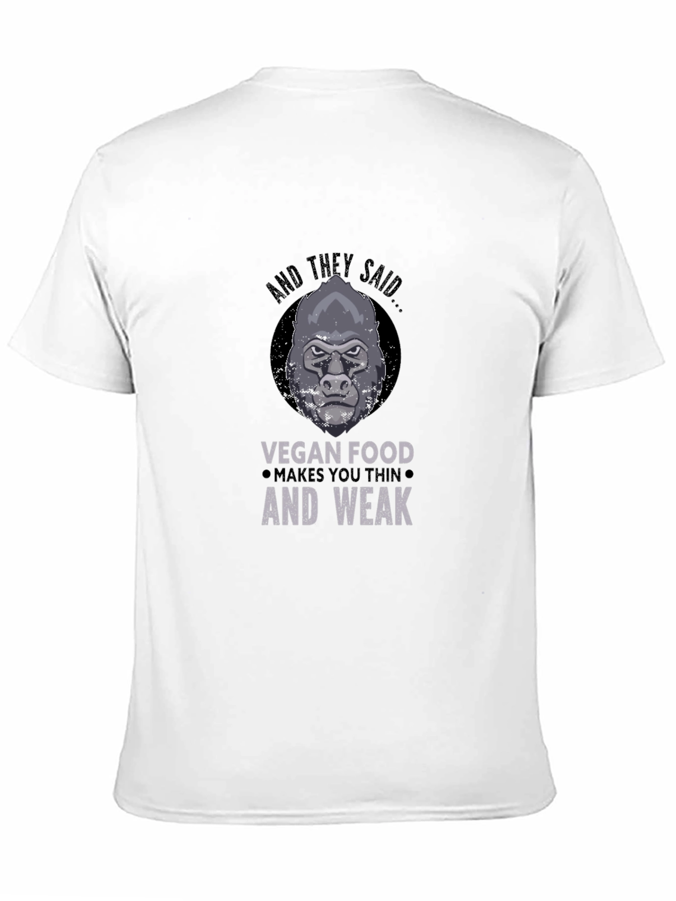 Vegan Gorilla T-Shirt: Strong Vegan Apparel