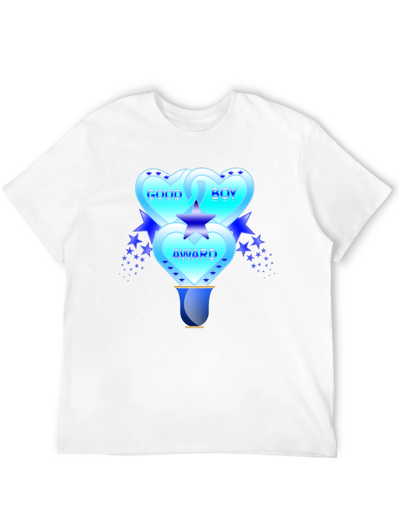 Good Boy Award Graphic T-Shirt - Mens Black Tee