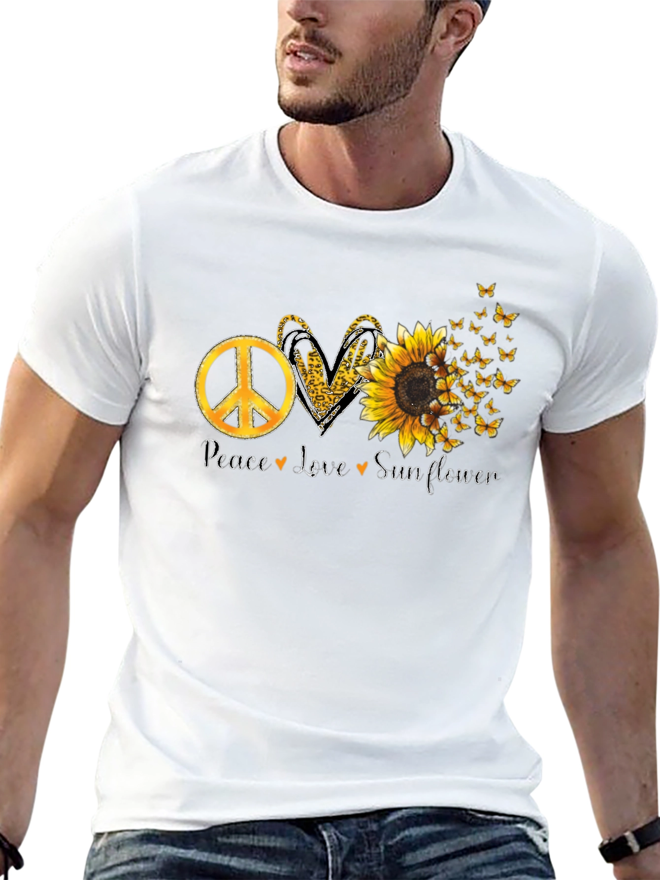 Peace Love Sunflower T-Shirt