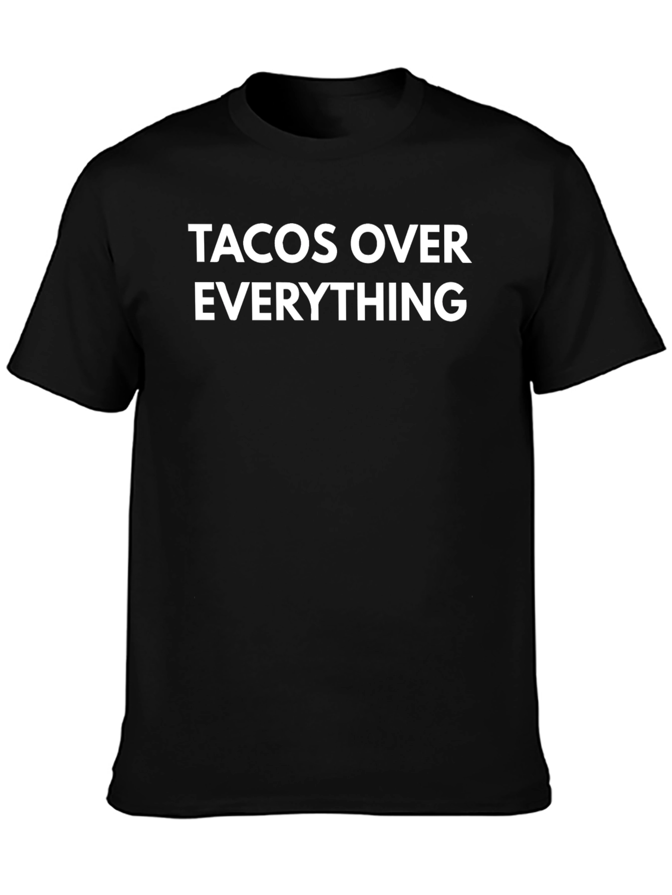 Tacos Over Everything Graphic T-Shirt - Black