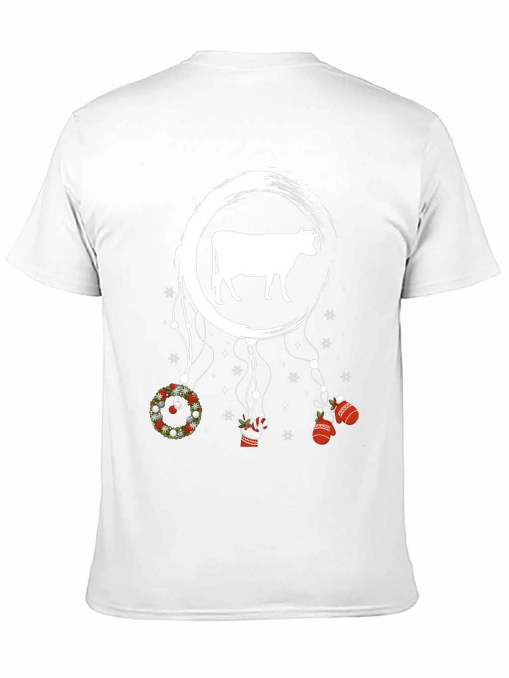 Festive Cow Dreamcatcher Graphic Tee