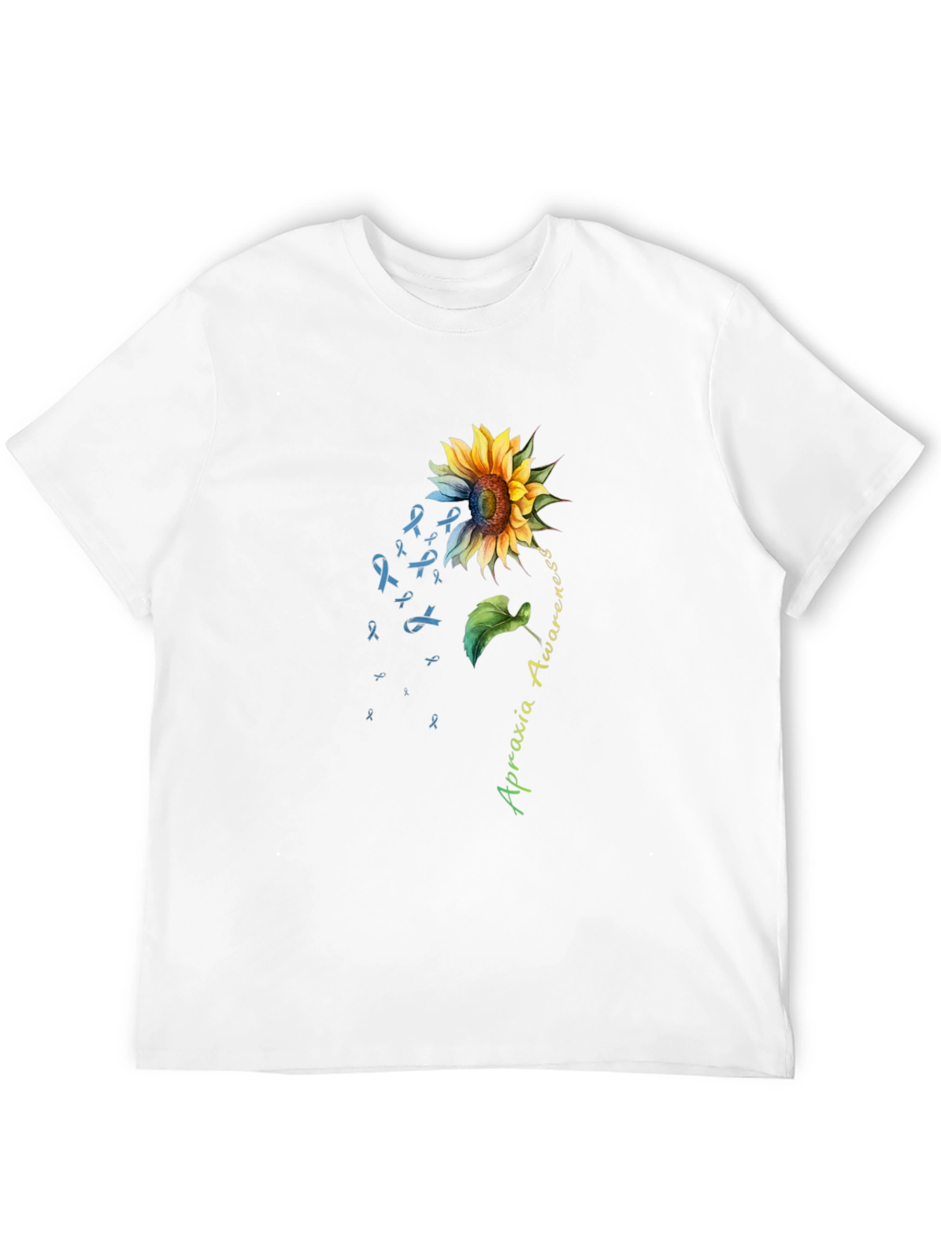 Apraxia Awareness Sunflower T-Shirt