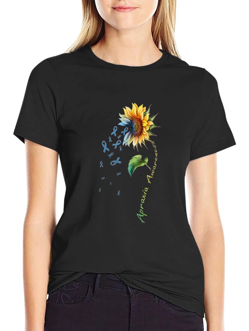 Apraxia Awareness Sunflower T-Shirt