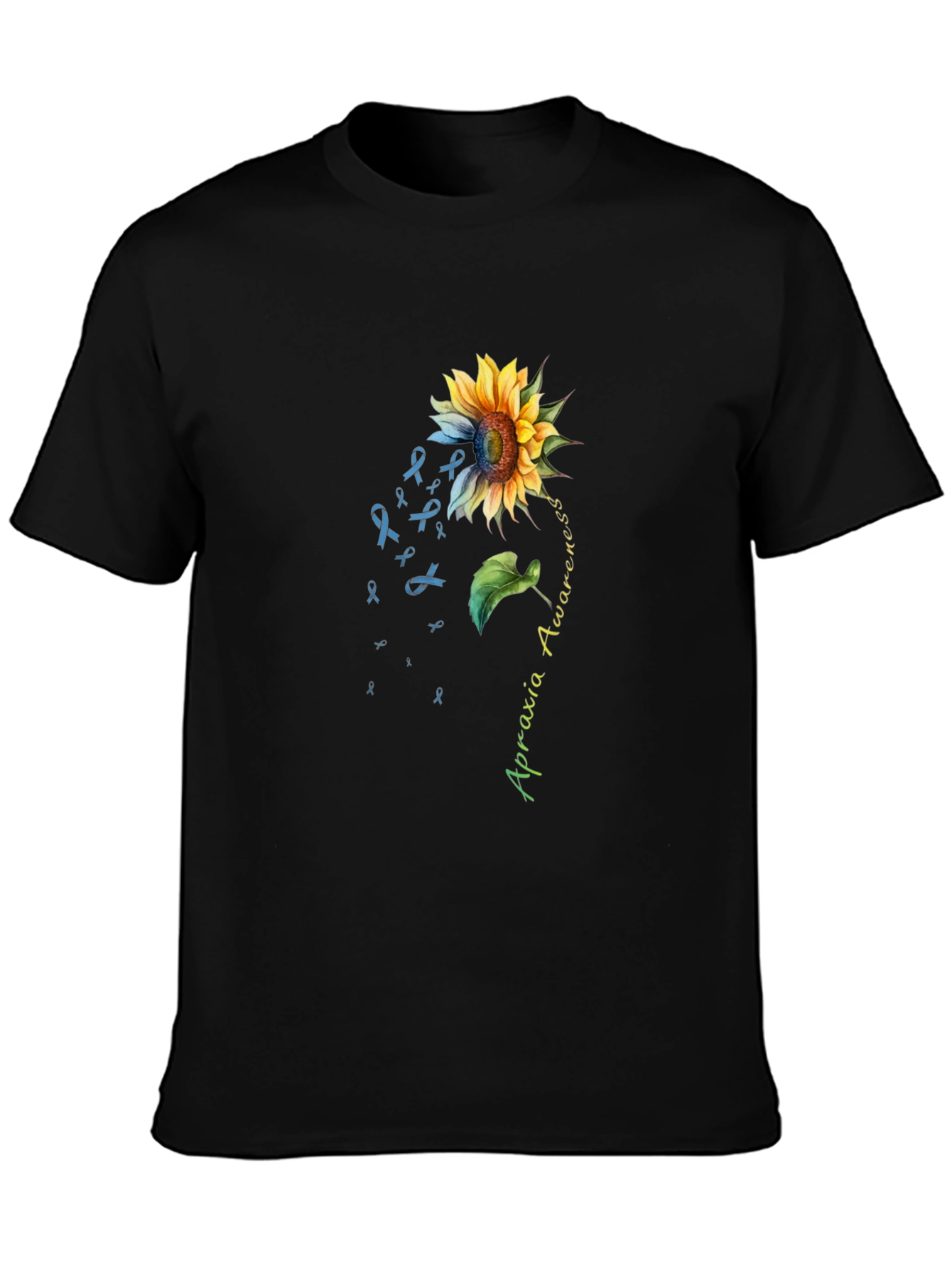 Apraxia Awareness Sunflower T-Shirt