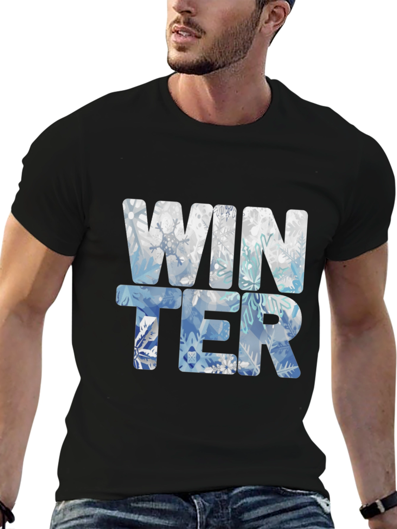 Winter Snowflake T-Shirt - Festive Holiday Style