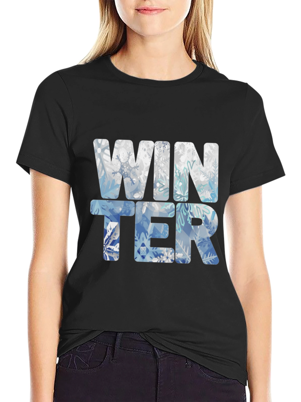 Winter Snowflake T-Shirt - Festive Holiday Style
