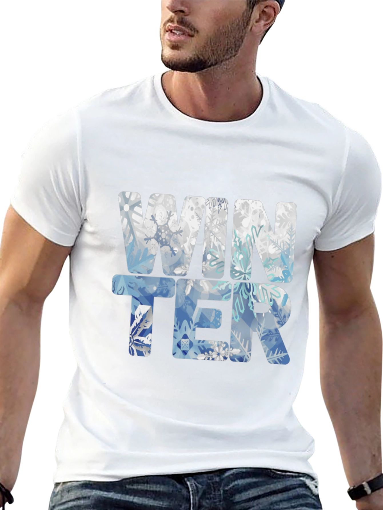 Winter Snowflake T-Shirt - Festive Holiday Style