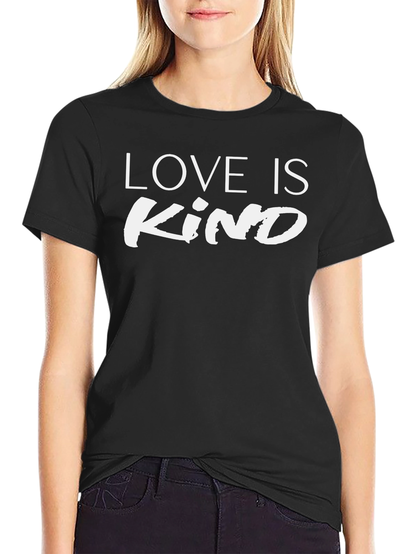 Love is Kind Graphic Tee - Black