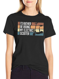 Electric Scooter Rider T-Shirt