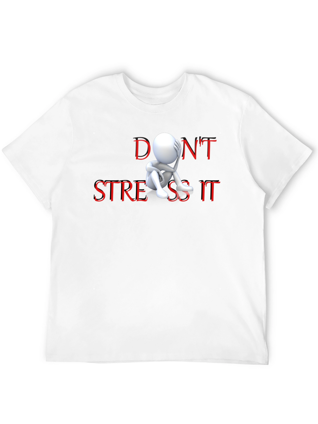 Dont Stress It Graphic Tee - Relaxed Fit