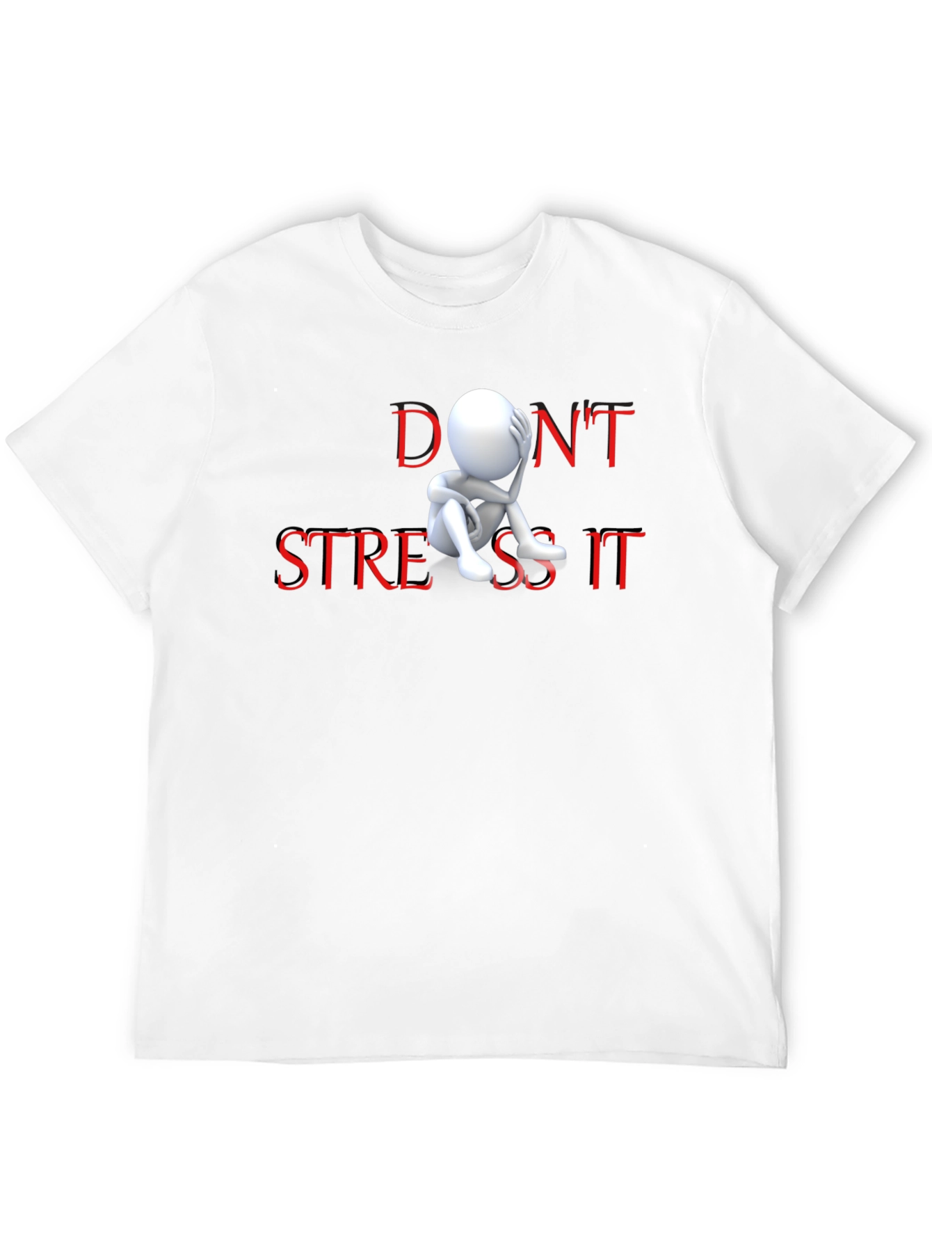Dont Stress It Graphic Tee - Relaxed Fit