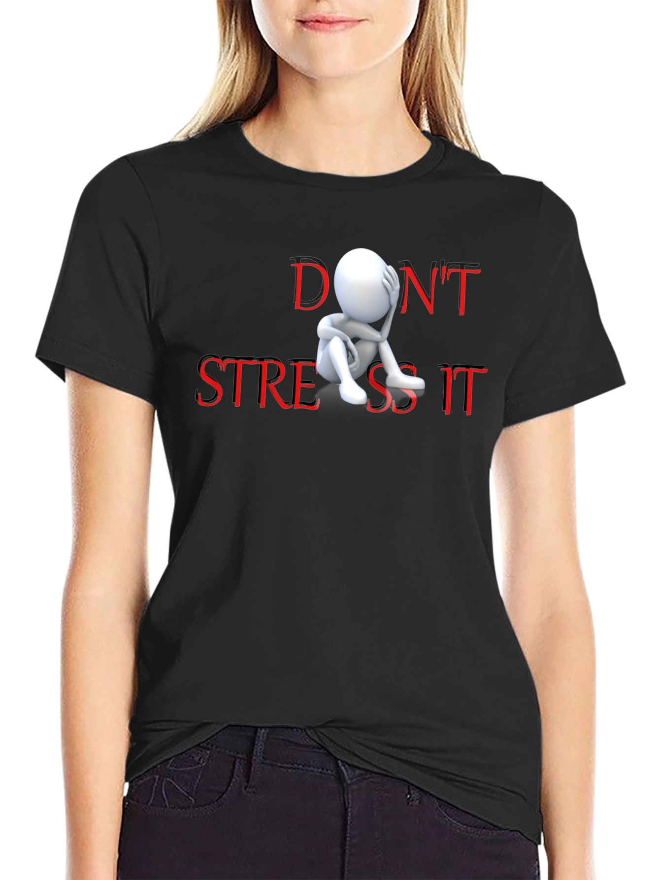 Dont Stress It Graphic Tee - Relaxed Fit