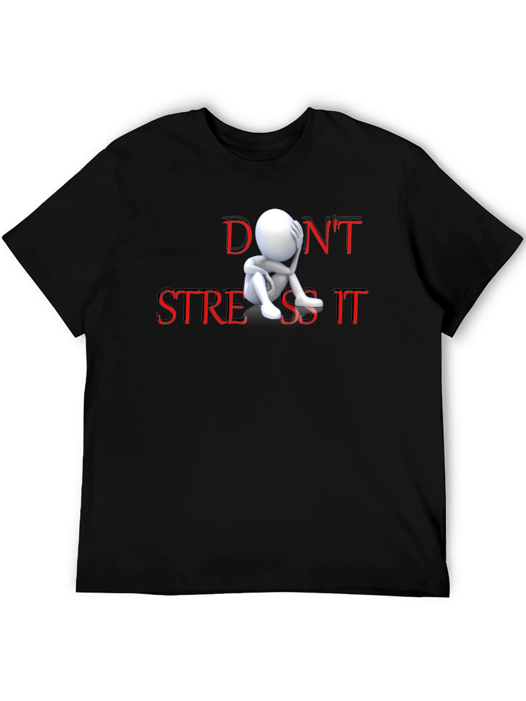 Dont Stress It Graphic Tee - Relaxed Fit