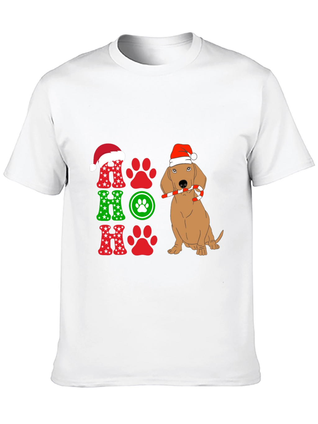 Festive Dog Christmas T-Shirt