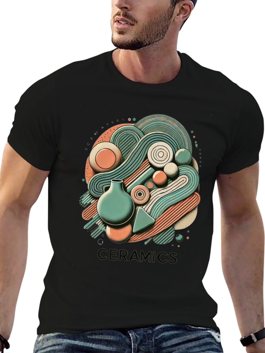Ceramic Art T-Shirt - Stylish Graphic Tee