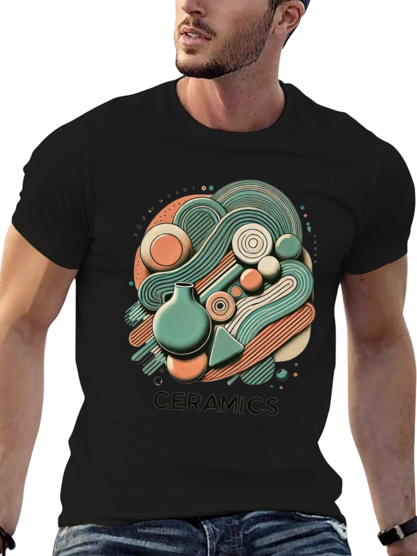 Ceramic Art T-Shirt - Stylish Graphic Tee