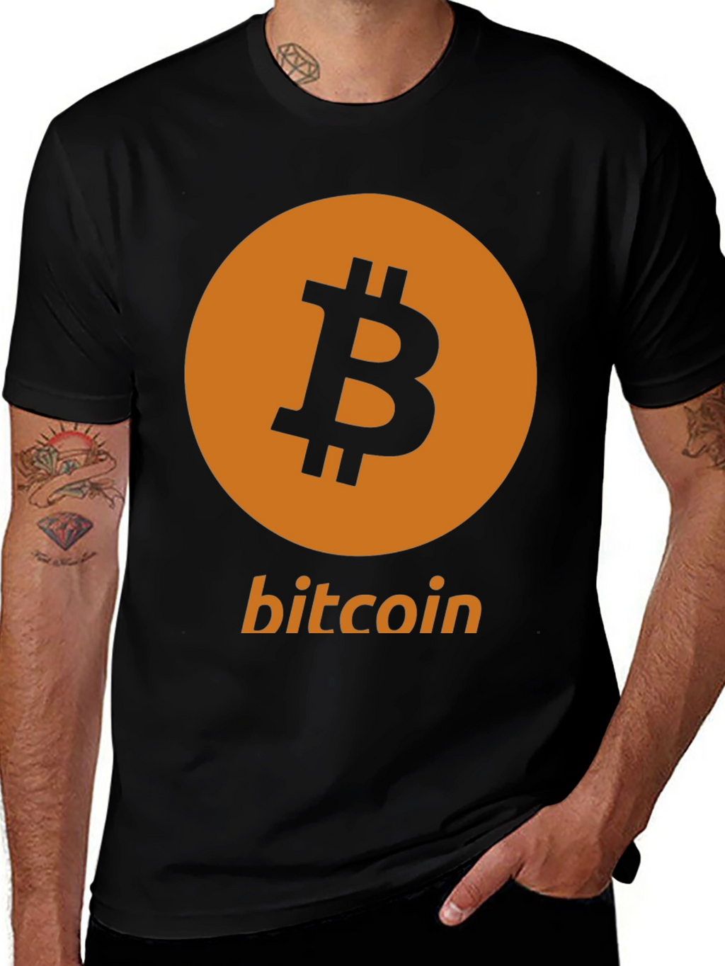 Bitcoin Logo Graphic Tee - Crypto T-Shirt