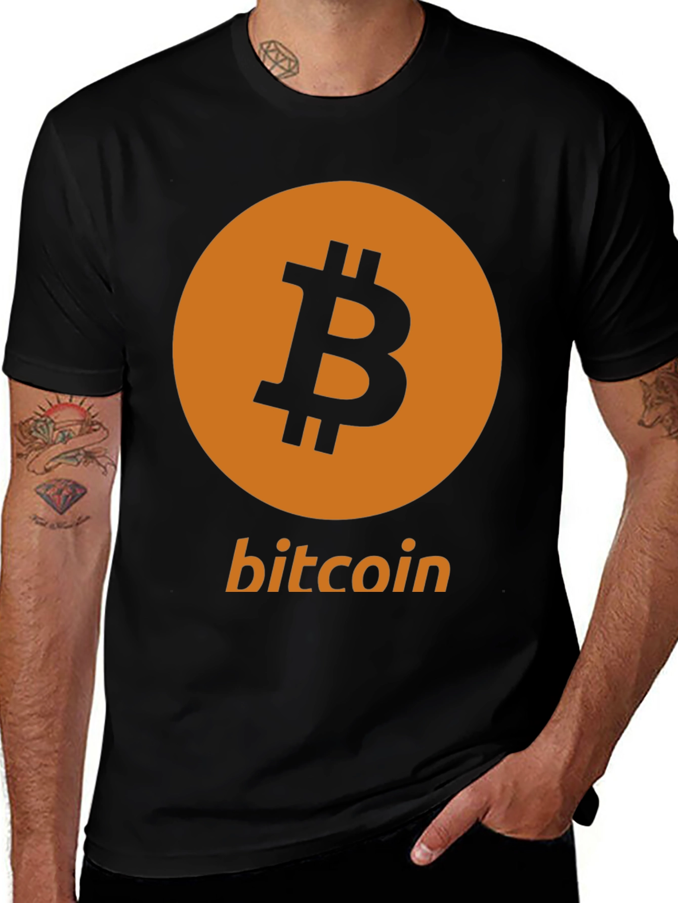 Bitcoin Logo Graphic Tee - Crypto T-Shirt