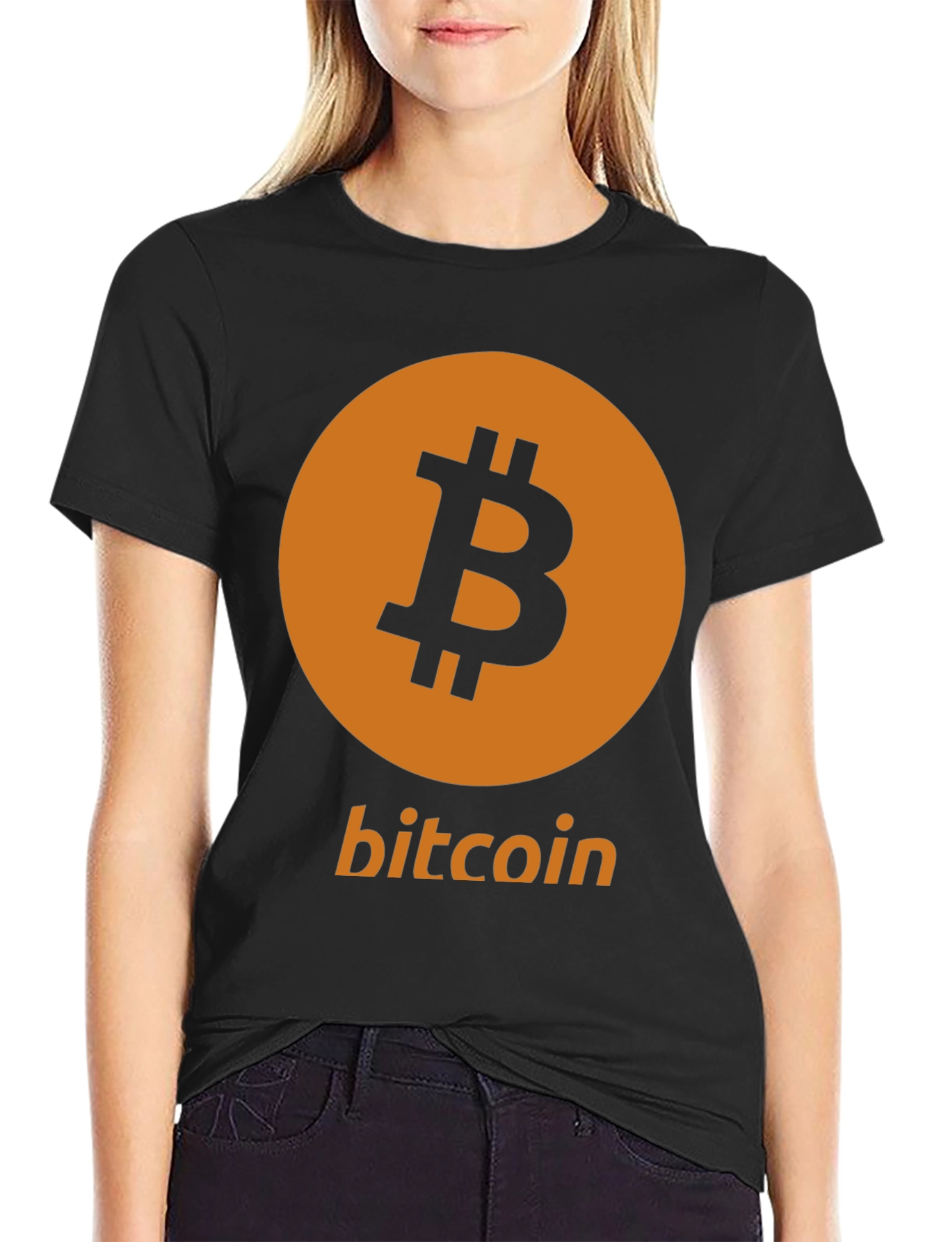 Bitcoin Logo Graphic Tee - Crypto T-Shirt