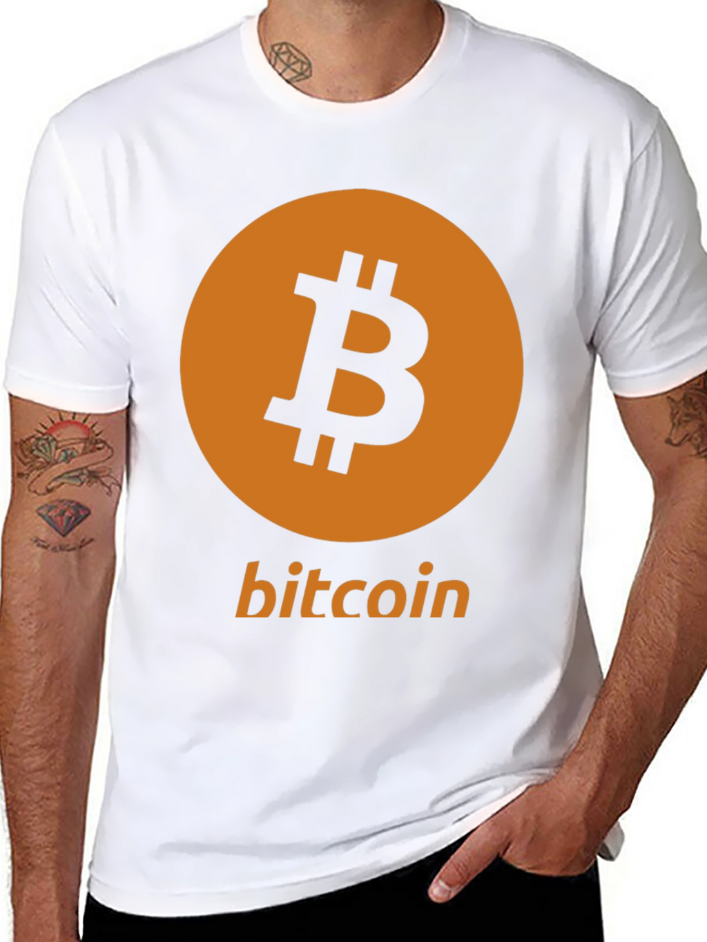 Bitcoin Logo Graphic Tee - Crypto T-Shirt