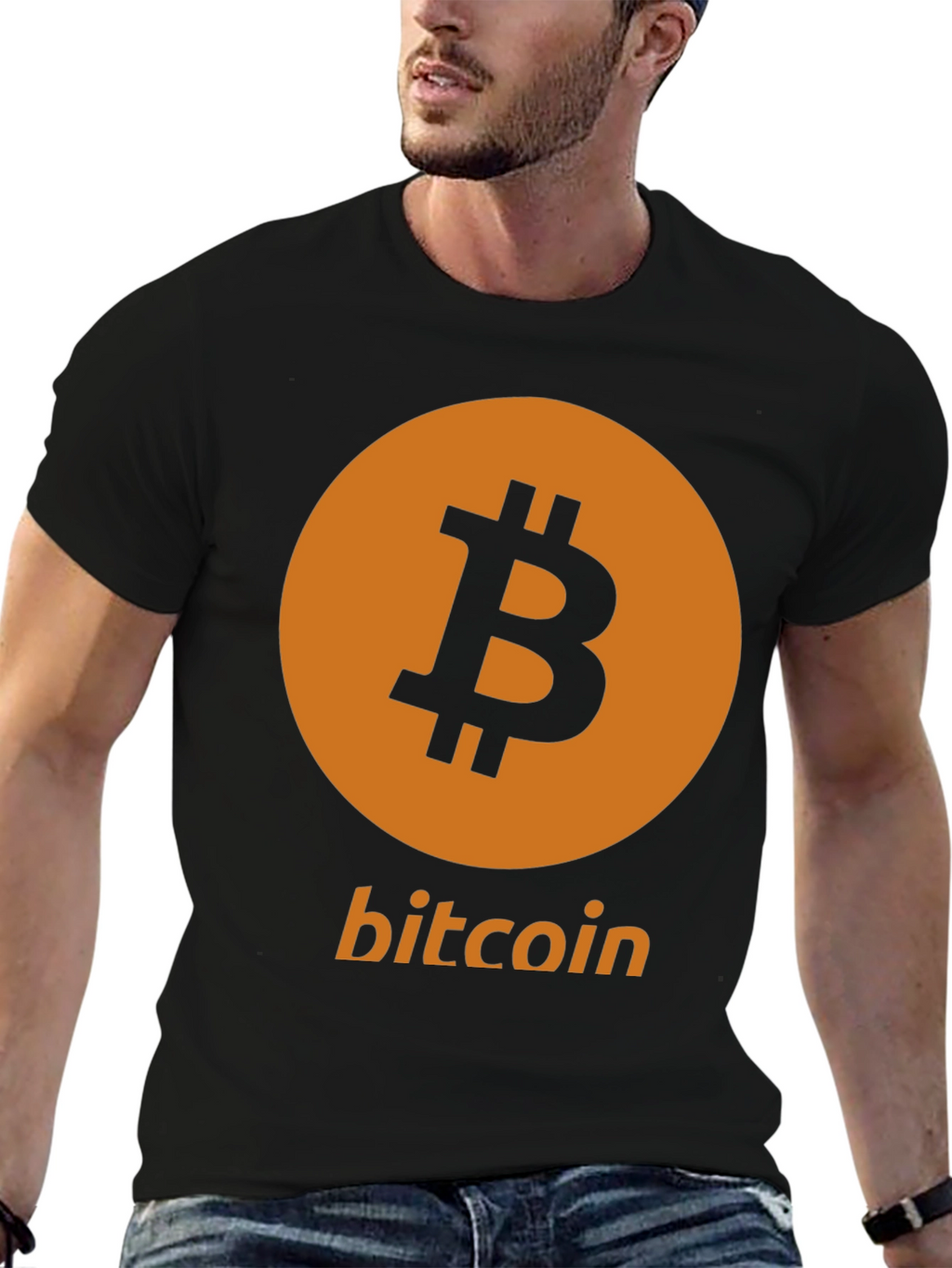 Bitcoin Logo Graphic Tee - Crypto T-Shirt