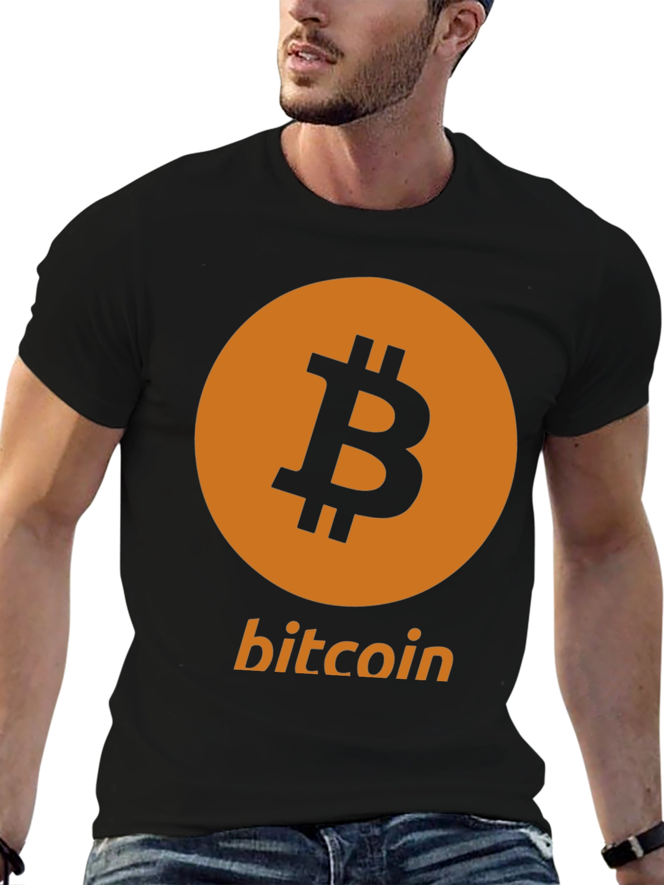 Bitcoin Logo Graphic Tee - Crypto T-Shirt