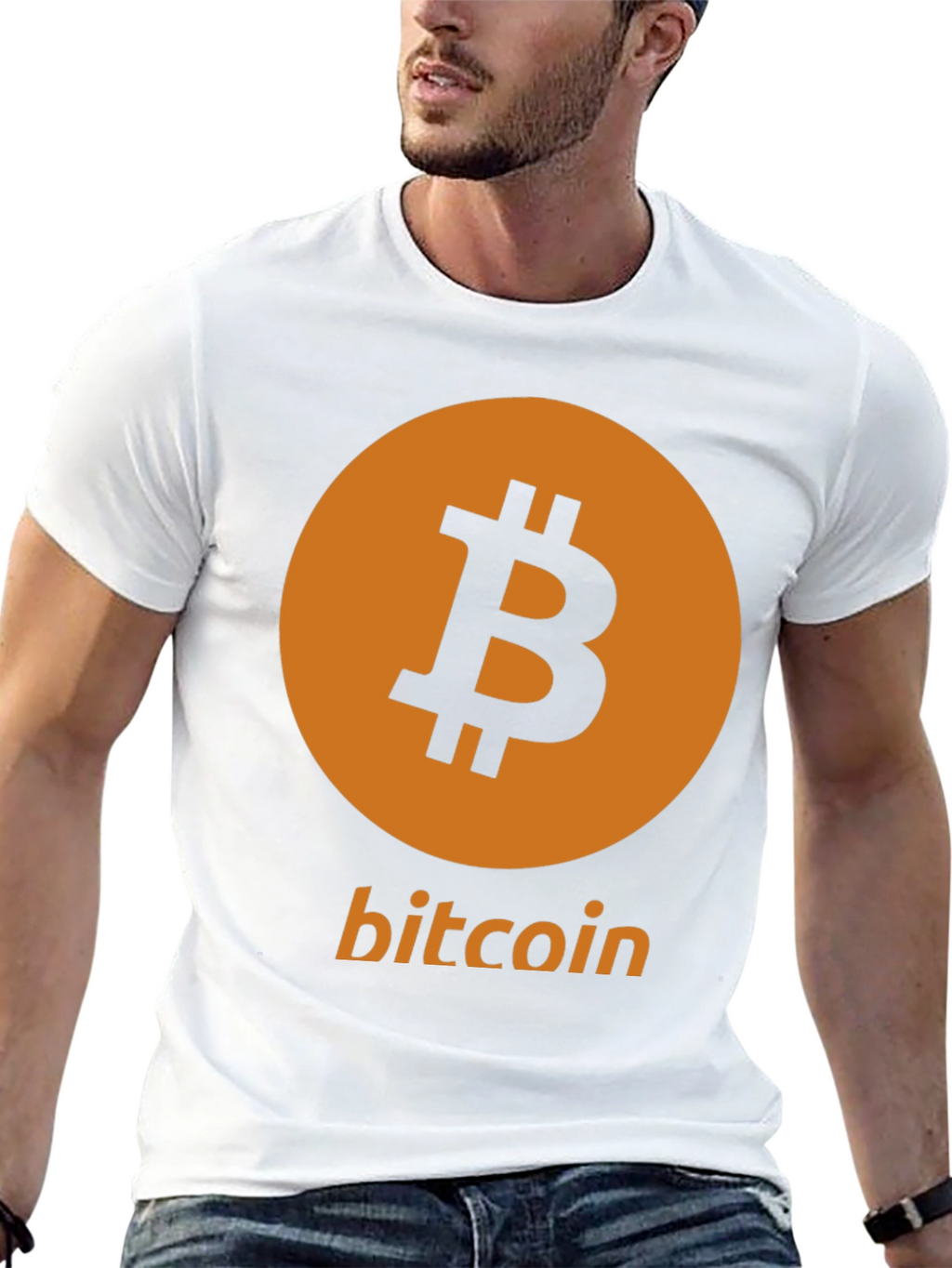 Bitcoin Logo Graphic Tee - Crypto T-Shirt