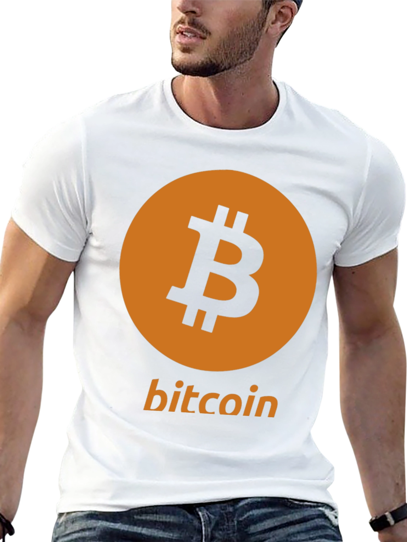 Bitcoin Logo Graphic Tee - Crypto T-Shirt