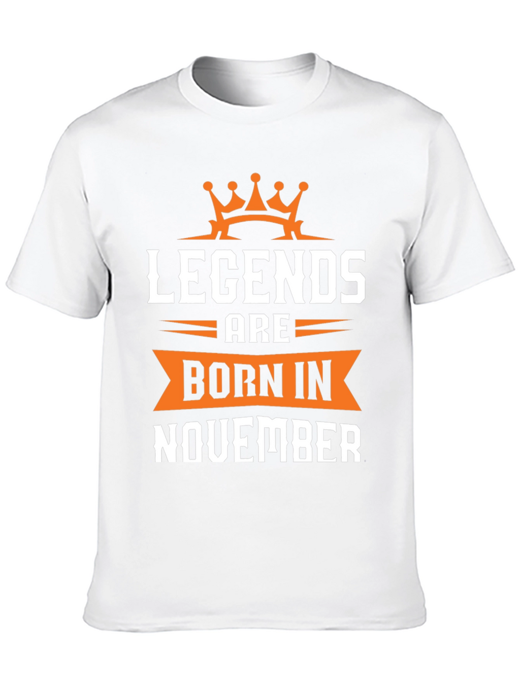 Legends Born in November Black T-Shirt