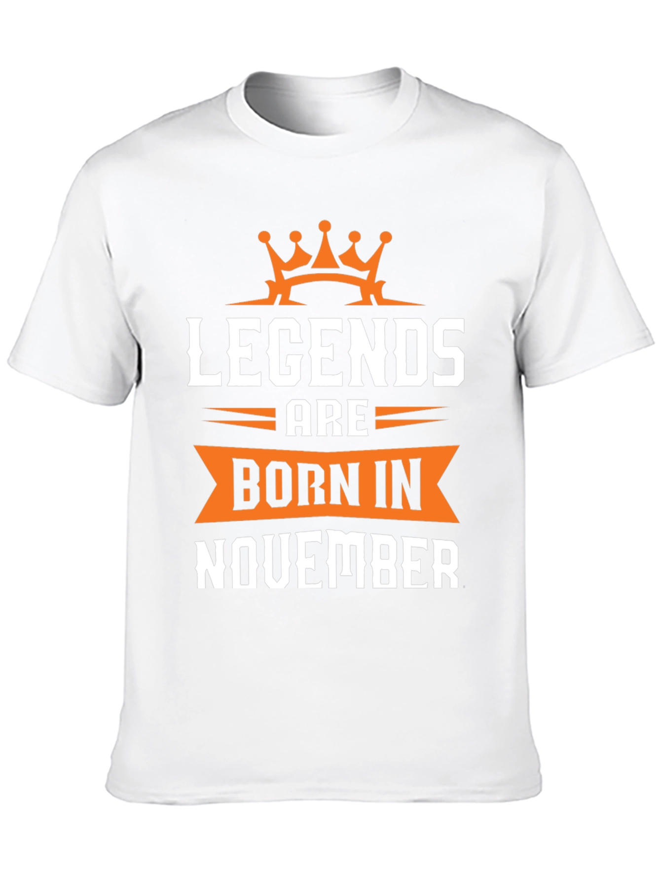 Legends Born in November Black T-Shirt