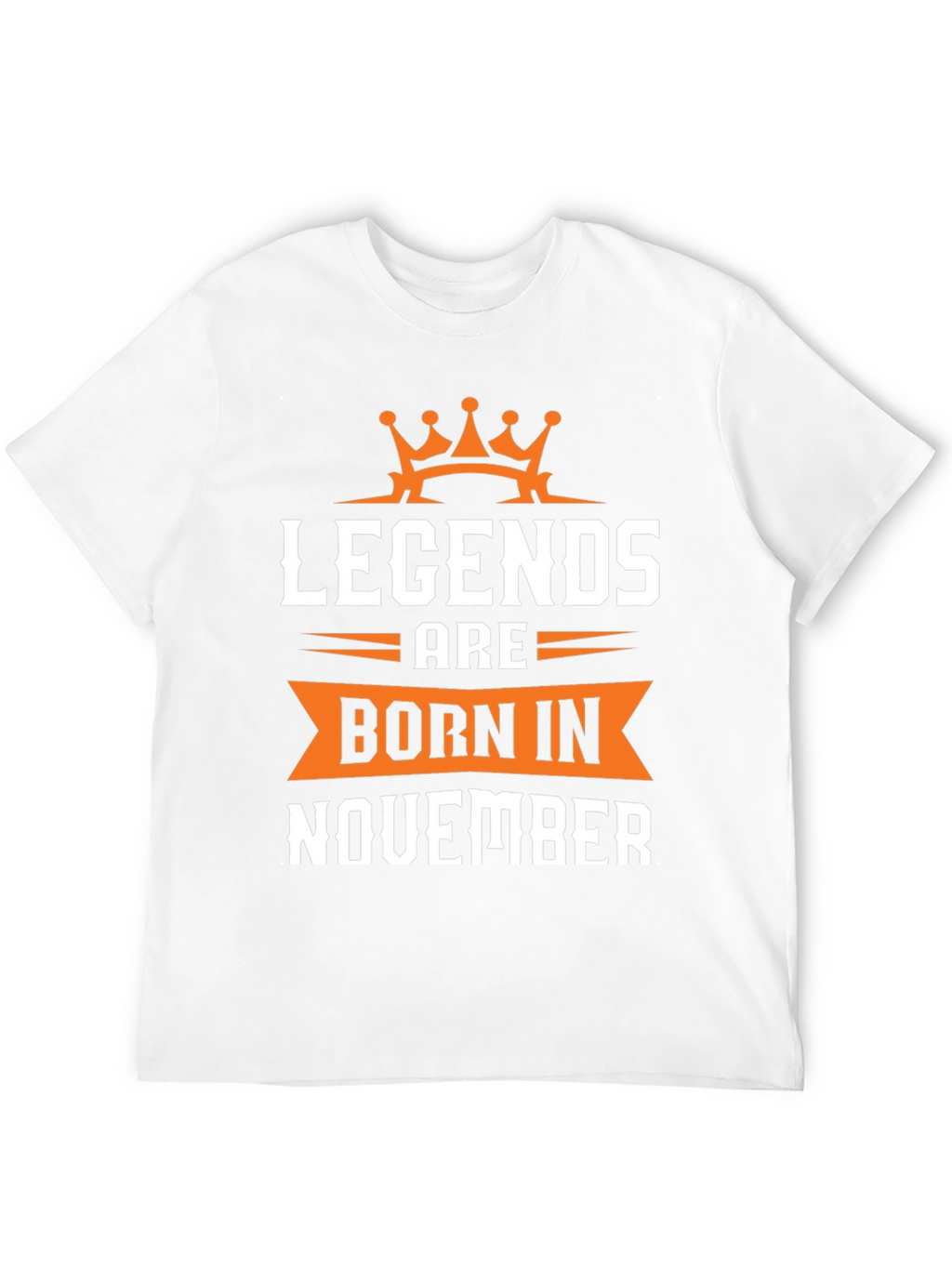 Legends Born in November Black T-Shirt