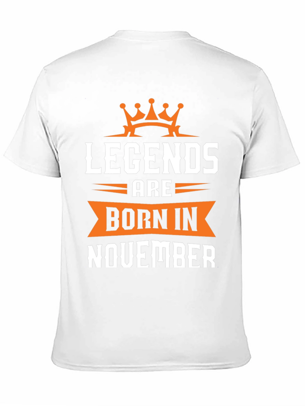 Legends Born in November Black T-Shirt