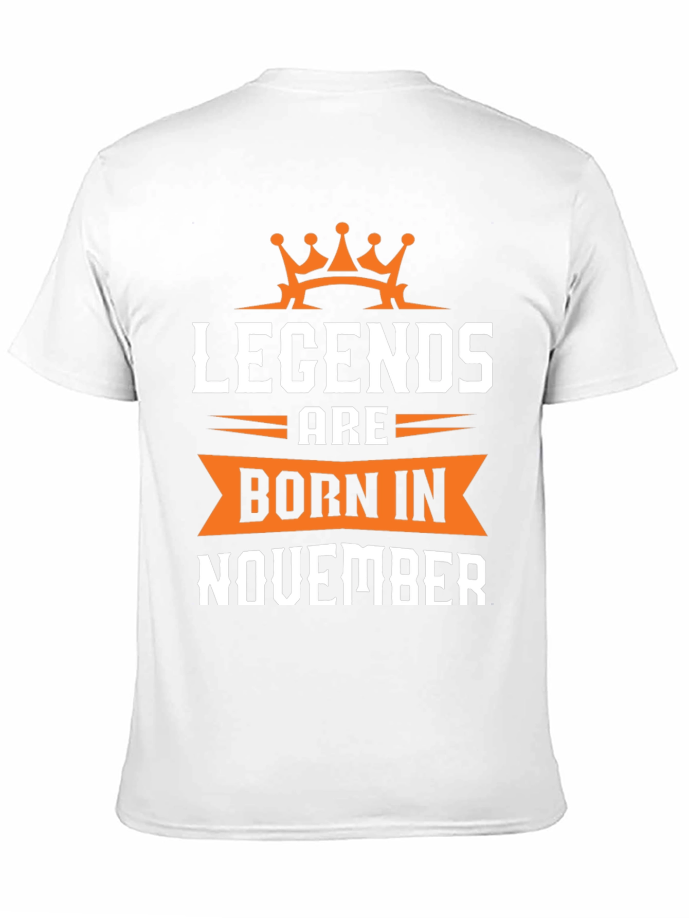 Legends Born in November Black T-Shirt