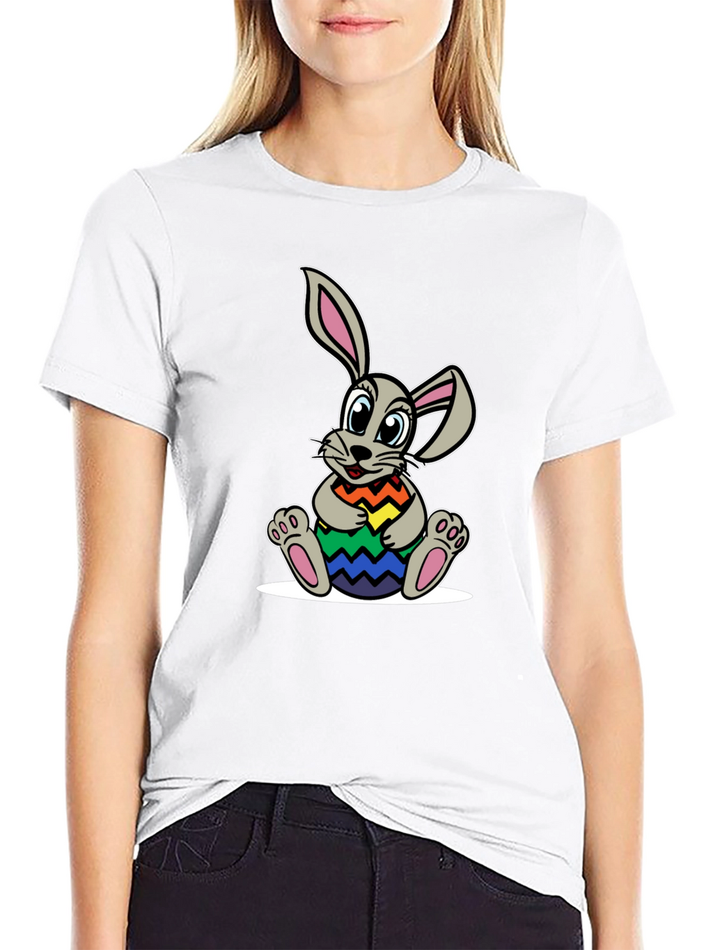 Rainbow Easter Bunny T-Shirt