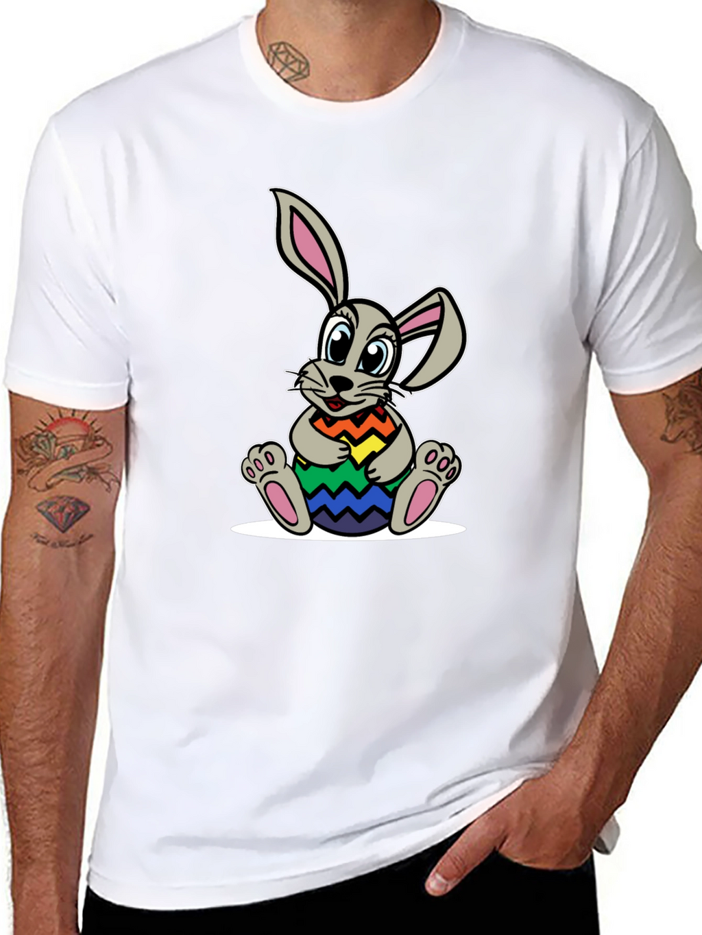 Rainbow Easter Bunny T-Shirt