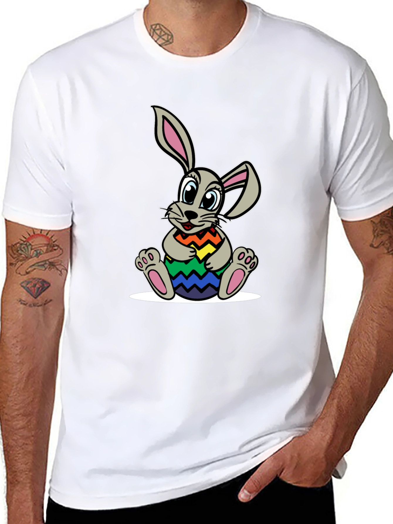 Rainbow Easter Bunny T-Shirt