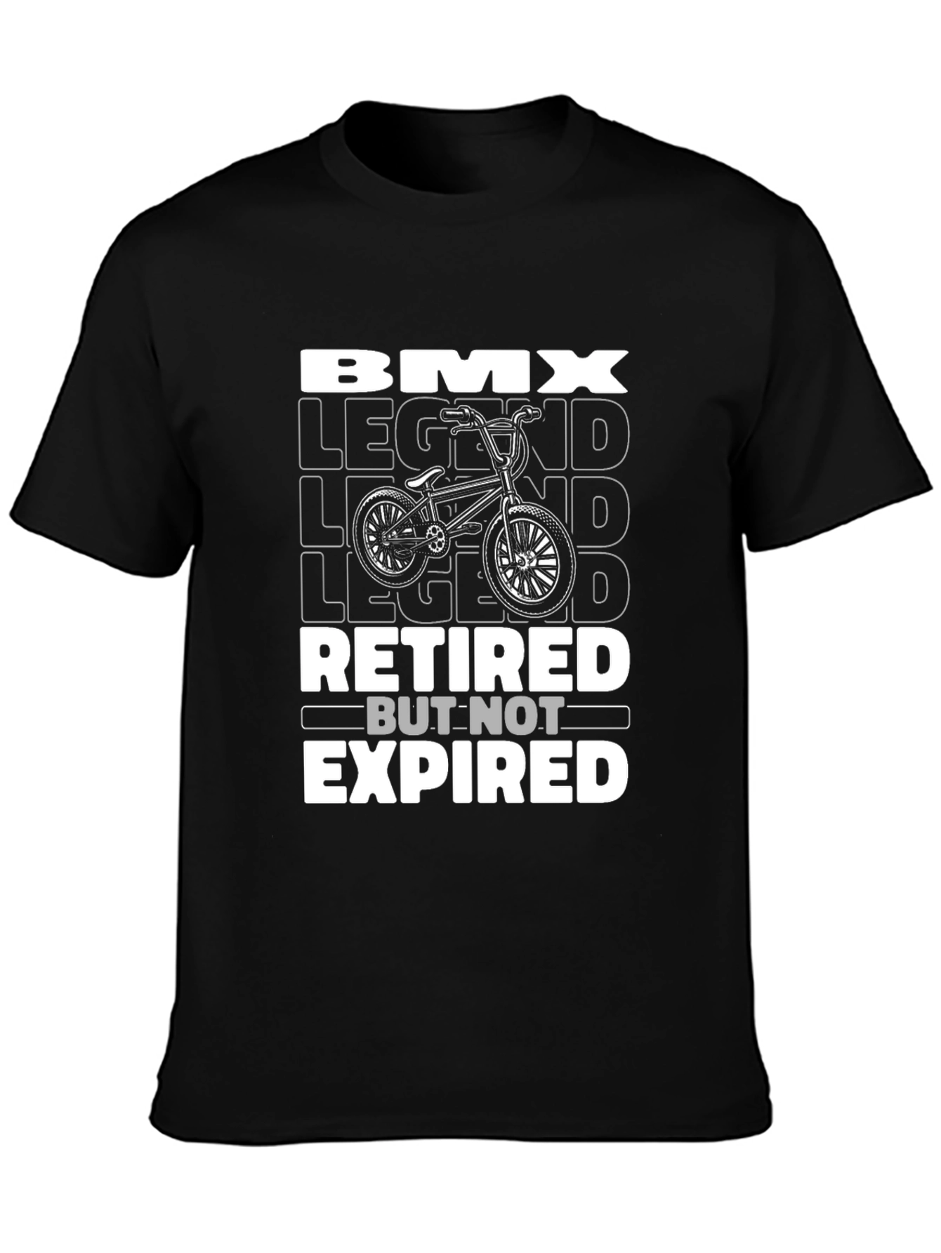 BMX Retired But Not Expired Graphic T-Shirt