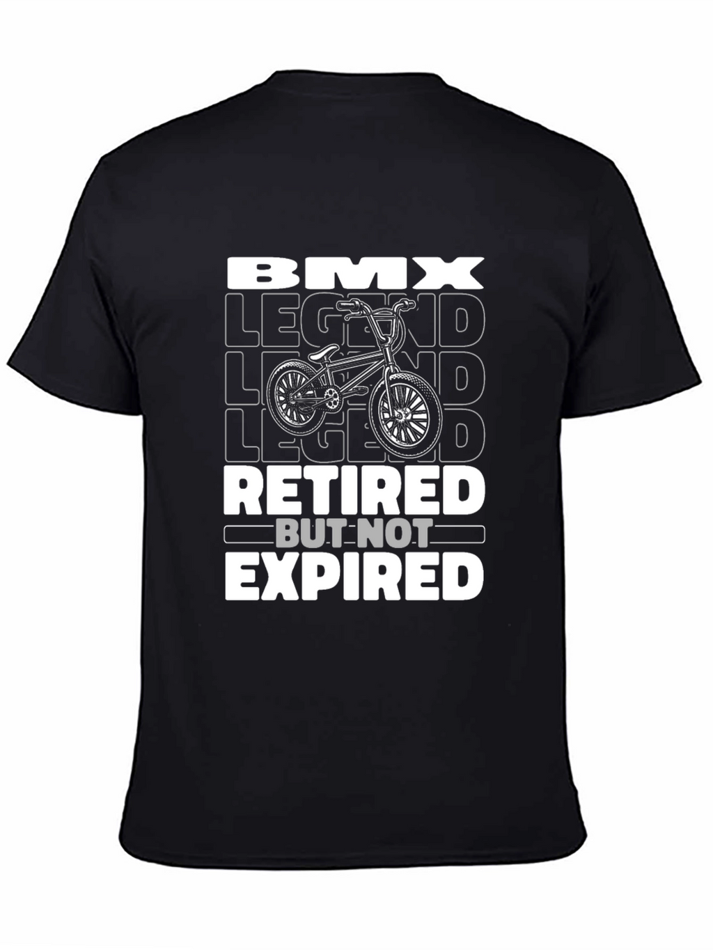 BMX Retired But Not Expired Graphic T-Shirt