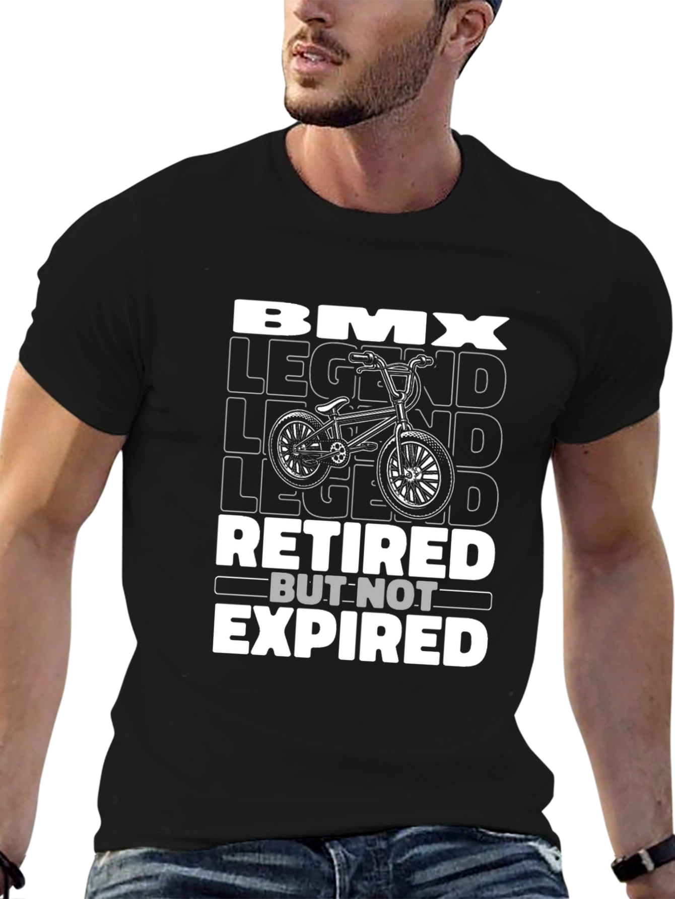 BMX Retired But Not Expired Graphic T-Shirt